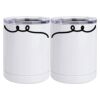 10 oz. White Stainless Steel Short Tumbler Thumbnail