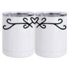 10 oz. White Stainless Steel Short Tumbler Thumbnail