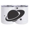 10 oz. White Stainless Steel Short Tumbler Thumbnail
