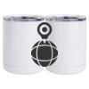 10 oz. White Stainless Steel Short Tumbler Thumbnail