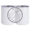 10 oz. White Stainless Steel Short Tumbler Thumbnail