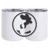 10 oz. White Stainless Steel Short Tumbler Thumbnail