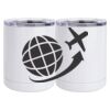 10 oz. White Stainless Steel Short Tumbler Thumbnail