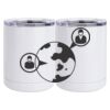 10 oz. White Stainless Steel Short Tumbler Thumbnail