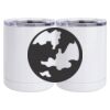 10 oz. White Stainless Steel Short Tumbler Thumbnail