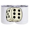10 oz. White Stainless Steel Short Tumbler Thumbnail