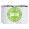10 oz. White Stainless Steel Short Tumbler Thumbnail