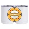 10 oz. White Stainless Steel Short Tumbler Thumbnail