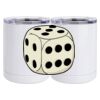 10 oz. White Stainless Steel Short Tumbler Thumbnail