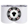 10 oz. White Stainless Steel Short Tumbler Thumbnail