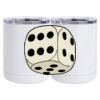 10 oz. White Stainless Steel Short Tumbler Thumbnail