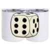 10 oz. White Stainless Steel Short Tumbler Thumbnail