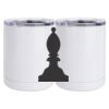10 oz. White Stainless Steel Short Tumbler Thumbnail