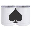 10 oz. White Stainless Steel Short Tumbler Thumbnail