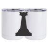10 oz. White Stainless Steel Short Tumbler Thumbnail