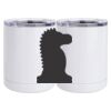10 oz. White Stainless Steel Short Tumbler Thumbnail