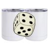 10 oz. White Stainless Steel Short Tumbler Thumbnail