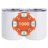 10 oz. White Stainless Steel Short Tumbler Thumbnail