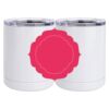 10 oz. White Stainless Steel Short Tumbler Thumbnail