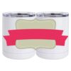 10 oz. White Stainless Steel Short Tumbler Thumbnail