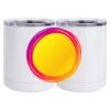 10 oz. White Stainless Steel Short Tumbler Thumbnail