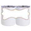 10 oz. White Stainless Steel Short Tumbler Thumbnail