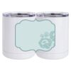 10 oz. White Stainless Steel Short Tumbler Thumbnail