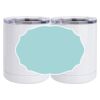 10 oz. White Stainless Steel Short Tumbler Thumbnail