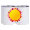 10 oz. White Stainless Steel Short Tumbler Thumbnail