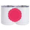 10 oz. White Stainless Steel Short Tumbler Thumbnail
