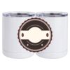 10 oz. White Stainless Steel Short Tumbler Thumbnail