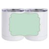 10 oz. White Stainless Steel Short Tumbler Thumbnail