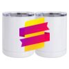 10 oz. White Stainless Steel Short Tumbler Thumbnail