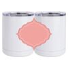 10 oz. White Stainless Steel Short Tumbler Thumbnail