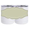 10 oz. White Stainless Steel Short Tumbler Thumbnail