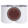 10 oz. White Stainless Steel Short Tumbler Thumbnail