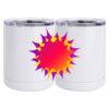 10 oz. White Stainless Steel Short Tumbler Thumbnail