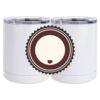 10 oz. White Stainless Steel Short Tumbler Thumbnail