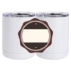 10 oz. White Stainless Steel Short Tumbler Thumbnail