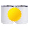 10 oz. White Stainless Steel Short Tumbler Thumbnail