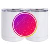 10 oz. White Stainless Steel Short Tumbler Thumbnail