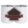 10 oz. White Stainless Steel Short Tumbler Thumbnail
