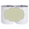 10 oz. White Stainless Steel Short Tumbler Thumbnail