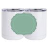 10 oz. White Stainless Steel Short Tumbler Thumbnail