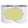 10 oz. White Stainless Steel Short Tumbler Thumbnail