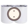 10 oz. White Stainless Steel Short Tumbler Thumbnail