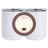 10 oz. White Stainless Steel Short Tumbler Thumbnail