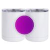 10 oz. White Stainless Steel Short Tumbler Thumbnail