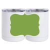 10 oz. White Stainless Steel Short Tumbler Thumbnail