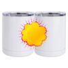 10 oz. White Stainless Steel Short Tumbler Thumbnail